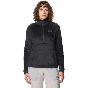 Mountain Hardwear Women's Polartec High Loft Pullover, Dark Storm, Small