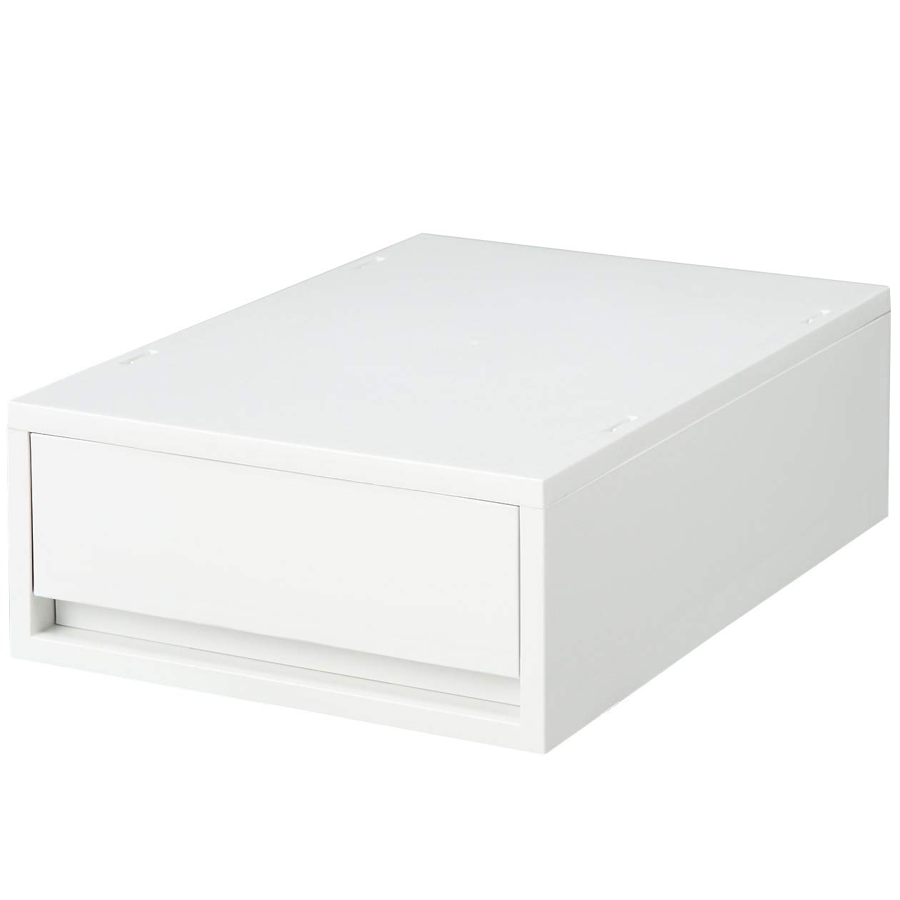 MUJI B3S7029 Storage Case, ys/m, White/Grey