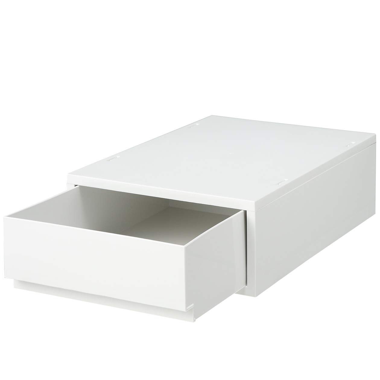 MUJI B3S7029 Storage Case, ys/m, White/Grey