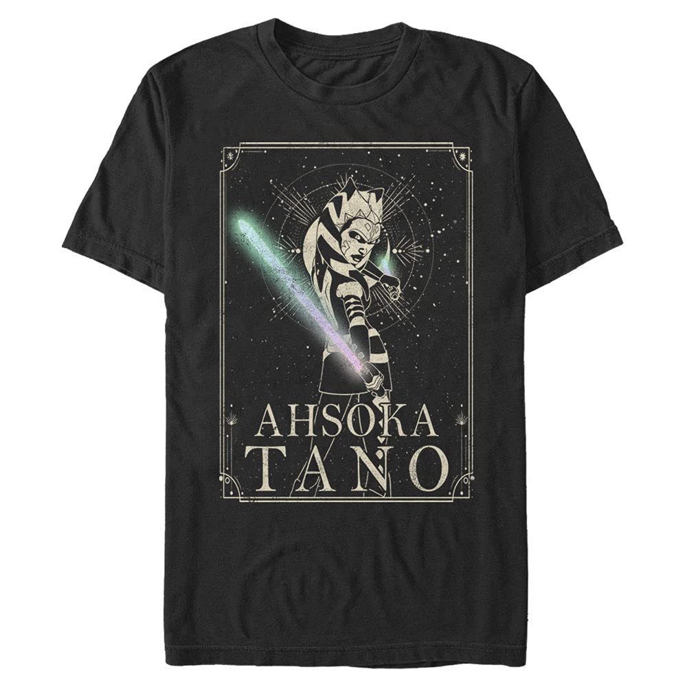 Star Wars Men's Warner Bros Azkaban All 3 Snow Poster Premium Soft Hand Solid Tee, Black, small