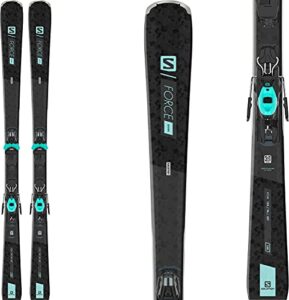 salomon s/force 7 womens skis w/m10 gw bindings sz 150cm