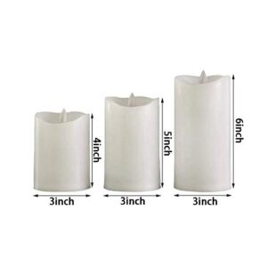 Wichmann | Flameless Candles for Garden Home Decor Party Wedding Decoration | Unscented LED Votive Candles Tealight Real Wax Candles, 3 Watts, flameless Pillar Candles