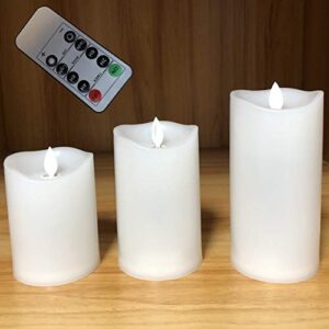 Wichmann | Flameless Candles for Garden Home Decor Party Wedding Decoration | Unscented LED Votive Candles Tealight Real Wax Candles, 3 Watts, flameless Pillar Candles