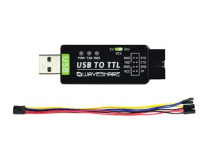 waveshare industrial usb to ttl converter with original ft232rnl onboard and multi protection circuits support multi systems support win7/8/8.1/10/11, mac, linux, android, wince