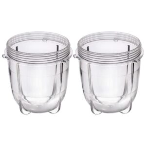 joyparts replacement parts cups accessory compatible with original magic bullet 250w mb1001 blender (2 12oz cups)