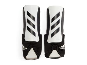 adidas unisex-child tiro soft ground match shin guards, white/black/black, medium