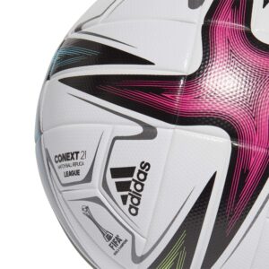 adidas,mens,CNXT21 Ball,Top:White/Black/Shock Pink/Signal Green Bottom:Bright Cyan/Iron Metallic,5