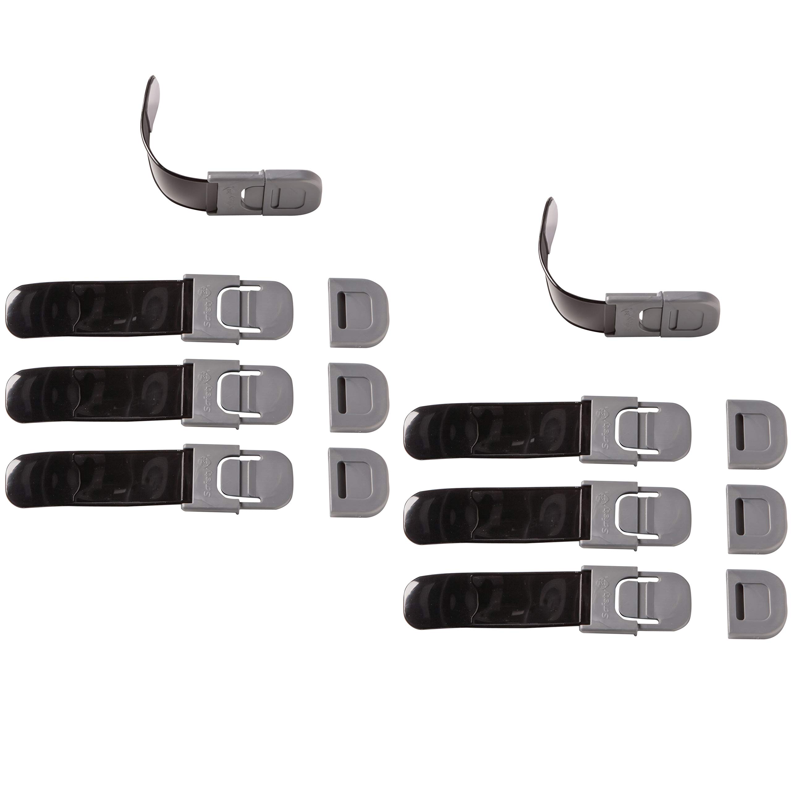 Safety 1st SS Multi Purpose Appliance Lock, 8PK, One Size, Silver