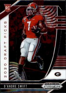 2020 panini prizm draft #120 d'andre swift draft picks georgia bulldogs rc rookie football trading card