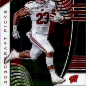 2020 Panini Prizm Draft #106 Jonathan Taylor Draft Picks Wisconsin Badgers RC Rookie Football Trading Card