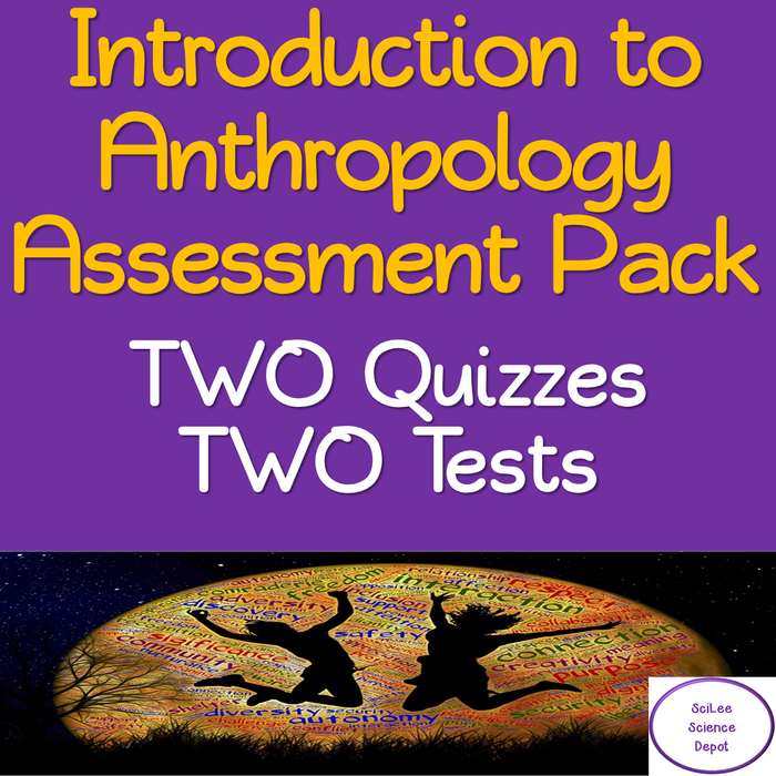 Introduction to Anthropology NO PREP Assessment Packet