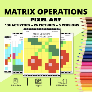 spring: matrix operations pixel art