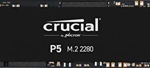 Crucial P5 1TB 3D NAND NVMe Internal Gaming SSD, up to 3400MB/s - CT1000P5SSD8