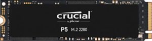 crucial p5 1tb 3d nand nvme internal gaming ssd, up to 3400mb/s - ct1000p5ssd8