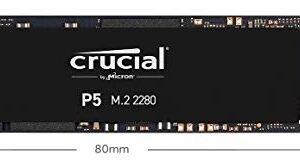 Crucial P5 1TB 3D NAND NVMe Internal Gaming SSD, up to 3400MB/s - CT1000P5SSD8