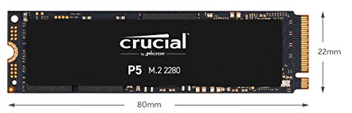 Crucial P5 1TB 3D NAND NVMe Internal Gaming SSD, up to 3400MB/s - CT1000P5SSD8