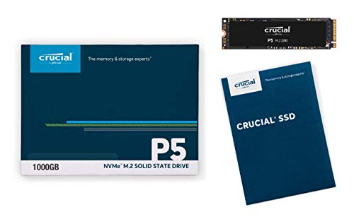 Crucial P5 1TB 3D NAND NVMe Internal Gaming SSD, up to 3400MB/s - CT1000P5SSD8