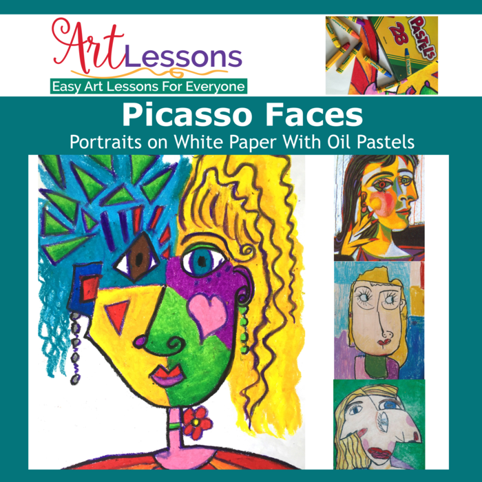 Picasso Faces - Learn to Draw Faces With Oil Pastels - An Art & History Lesson