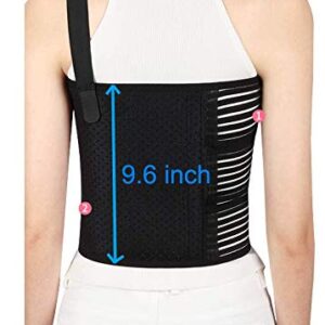 Solmyr Rib Brace Broken Rib Belt, Chest Brace Elastic Rib Support Brace for Men and Women, Chest Binder to Reduce Rib Cage Pain, Breathable Chest Wrap Belt for Sore or Bruised Ribs Support, Sternum