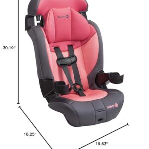 Safety 1st Grand 2-in-1 Booster Car Seat, Forward-Facing with Harness, 30-65 pounds and Belt-Positioning Booster, 40-120 pounds, Sunrise Coral