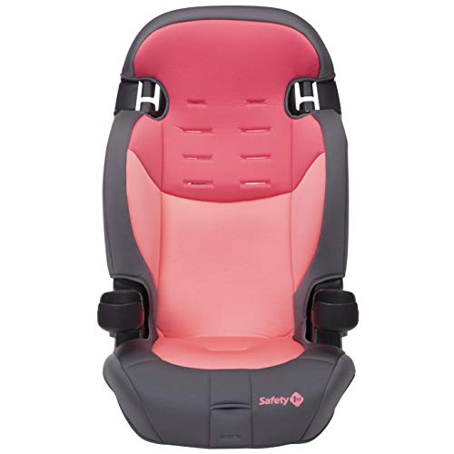 Safety 1st Grand 2-in-1 Booster Car Seat, Forward-Facing with Harness, 30-65 pounds and Belt-Positioning Booster, 40-120 pounds, Sunrise Coral