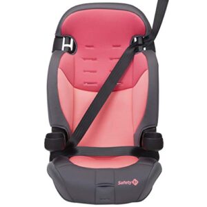 Safety 1st Grand 2-in-1 Booster Car Seat, Forward-Facing with Harness, 30-65 pounds and Belt-Positioning Booster, 40-120 pounds, Sunrise Coral