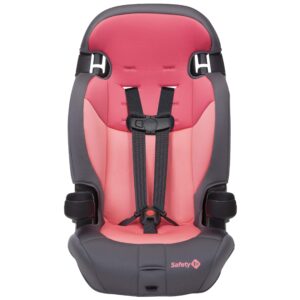 Safety 1st Grand 2-in-1 Booster Car Seat, Forward-Facing with Harness, 30-65 pounds and Belt-Positioning Booster, 40-120 pounds, Sunrise Coral