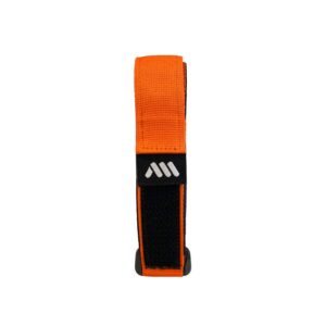 All Mountain Style AMS Hook & Loop Strap to Carry Essentials in case You Flat, Oraange