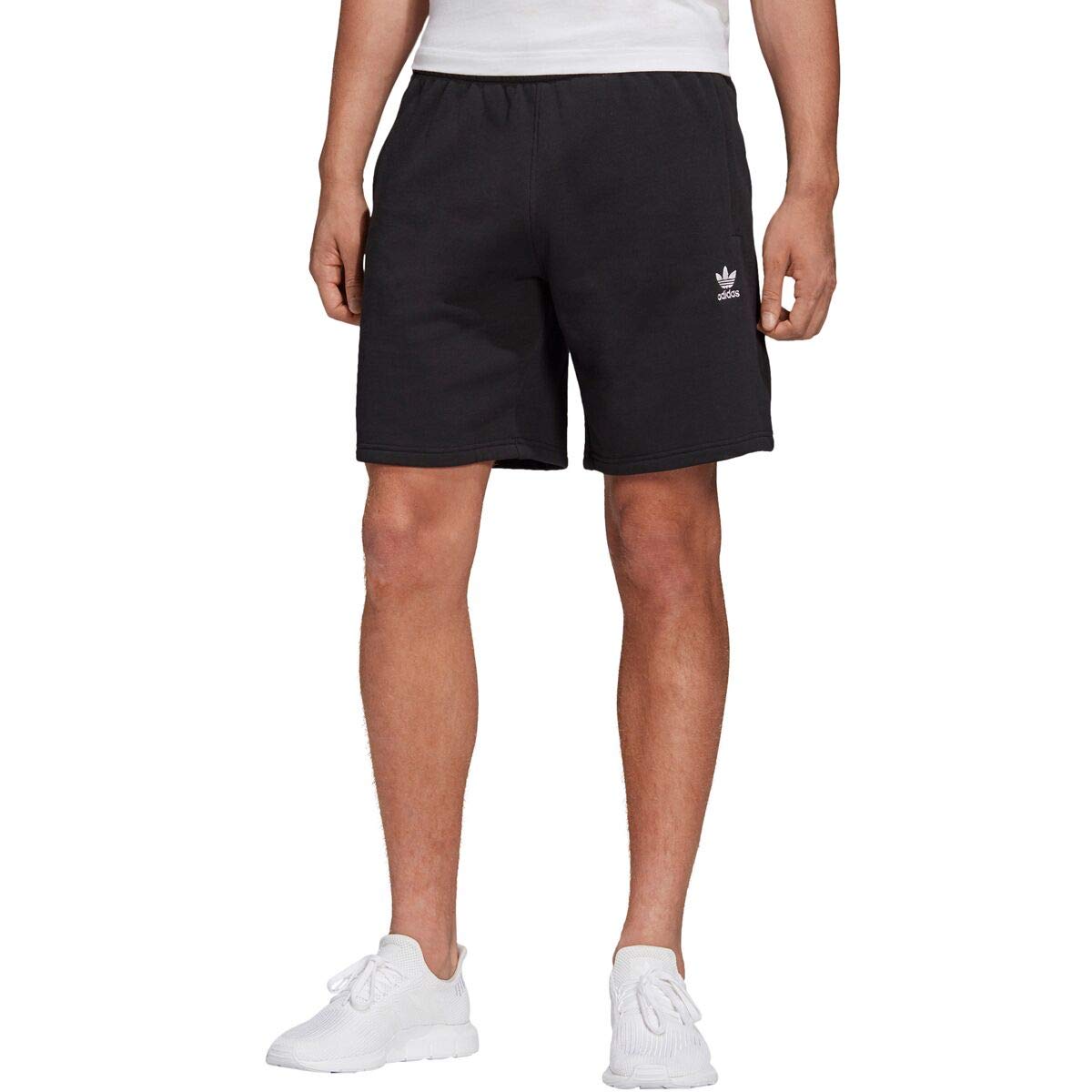 adidas Originals,mens,Trefoil Essentials Shorts,Black,Large