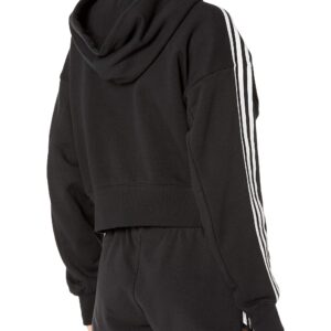 adidas Originals Women's Short Hoodie, Black, Small