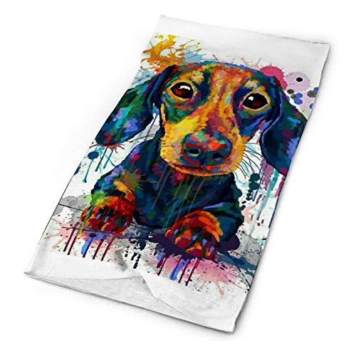 KANKANHAHA Dachshund Neck Gaiter Mask Cooling Summer Face Cover Scarf Bandana Seamless Balaclavas Headband for Dust Outdoors Fishing Sports Running