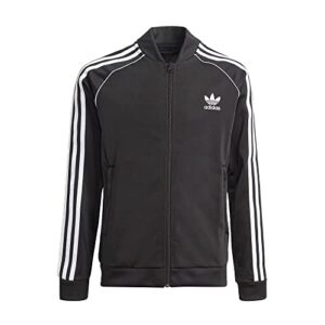 adidas Originals,unisex-youth,SST Track Top,Black/White,Small