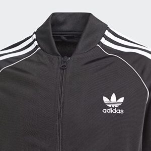 adidas Originals,unisex-youth,SST Track Top,Black/White,Small