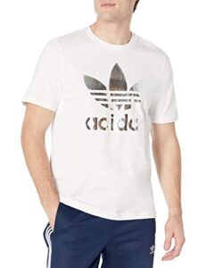 adidas originals,mens,trefoil holo tee,white,xx-large