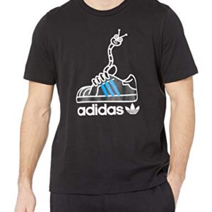 adidas Originals,mens,Worm Tee,Black,Small