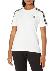 adidas originals,womens,3-stripes tee,black,x-large