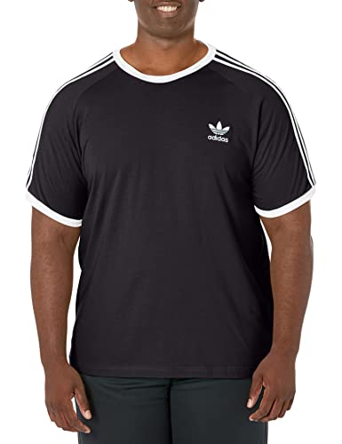 adidas Originals Men's Adicolor 3-stripes Tee, Black, X-Large