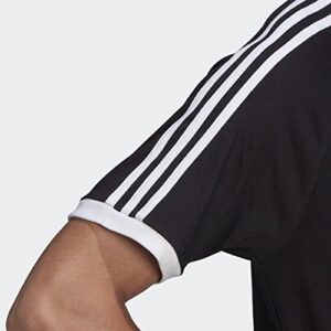 adidas Originals Men's Adicolor 3-stripes Tee, Black, X-Large