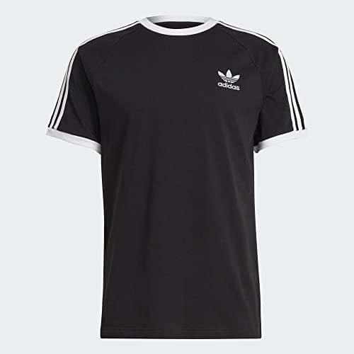 adidas Originals Men's Adicolor 3-stripes Tee, Black, X-Large