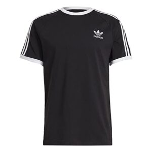 adidas Originals Men's Adicolor 3-stripes Tee, Black, X-Large