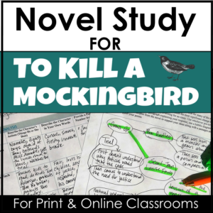 novel study for to kill a mockingbird - a complete reading guide for print and online classrooms