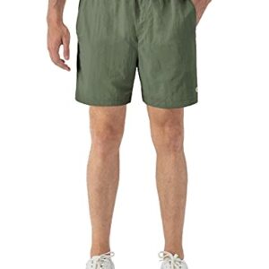 NAVISKIN Men's 6" UPF 50+ Sun Protection Shorts Outdoor Recreation Hiking Fishing Swim Board Quick Drying Multi Pockets Olive Green Size M