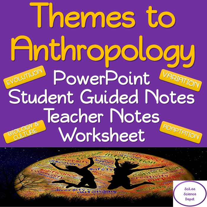 Themes to Anthropology NO PREP Lesson