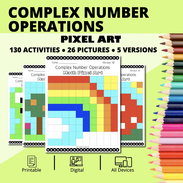 Spring: Complex Number Operations Pixel Art