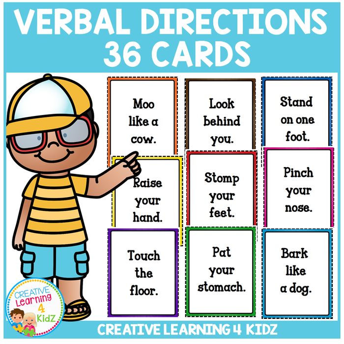 Verbal Direction Cards