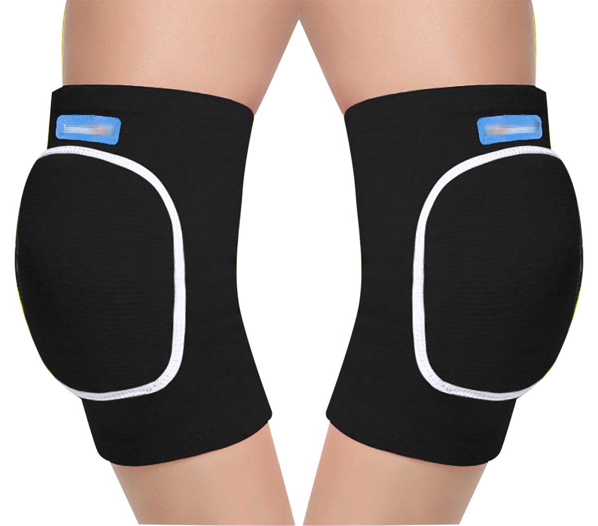 ANKOMINA Children Kids 2 Pairs Knee Pad and Elbow Support Set,Anti-Slip Breathable Flexible Elastic Knee Brace Knee Elbow Support Protector for Volleyball Football Dance Yoga Skating Baskeball Sport