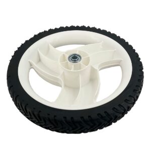 Cluparis Lawn Mower Wheel Replaces for Toro 105-1814 Front/Rear Wheel 8" 3/4" 1/2" (Set of 2)