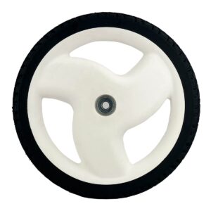 Cluparis Lawn Mower Wheel Replaces for Toro 105-1814 Front/Rear Wheel 8" 3/4" 1/2" (Set of 2)