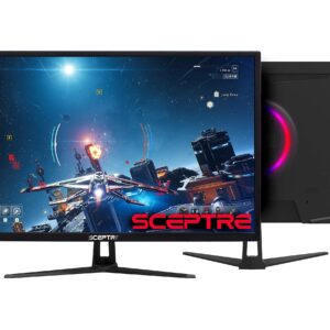 Sceptre New 32" QHD 1440p 2560x1440 LED Monitor HDMI DisplayPort up to 85Hz Build-in Speakers Blue Light Shift, Machine Black 2020