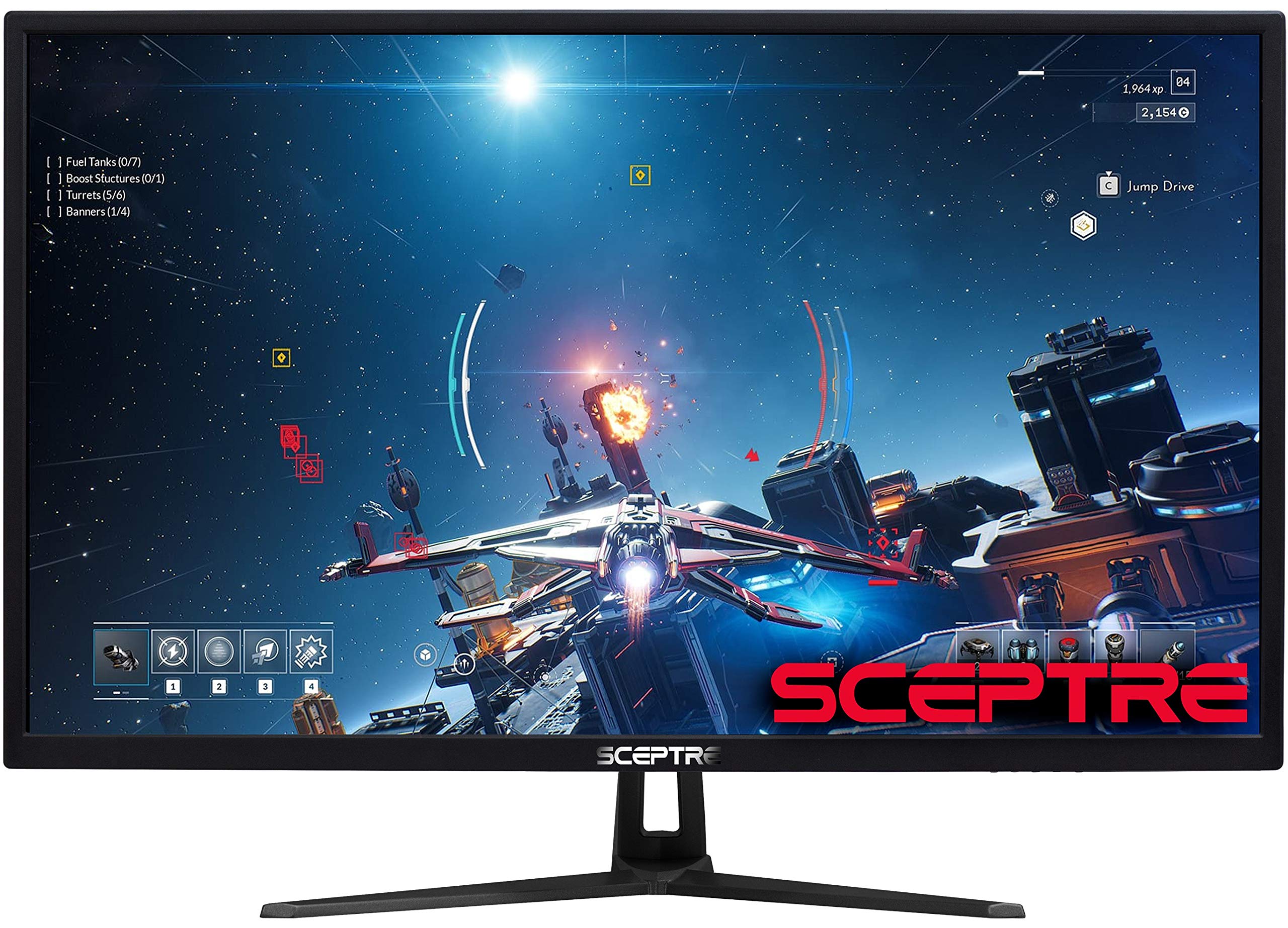 Sceptre New 32" QHD 1440p 2560x1440 LED Monitor HDMI DisplayPort up to 85Hz Build-in Speakers Blue Light Shift, Machine Black 2020